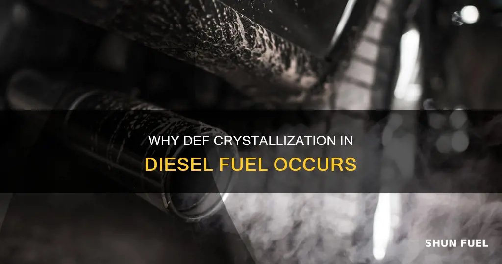 will def crystallize in diesel fuel