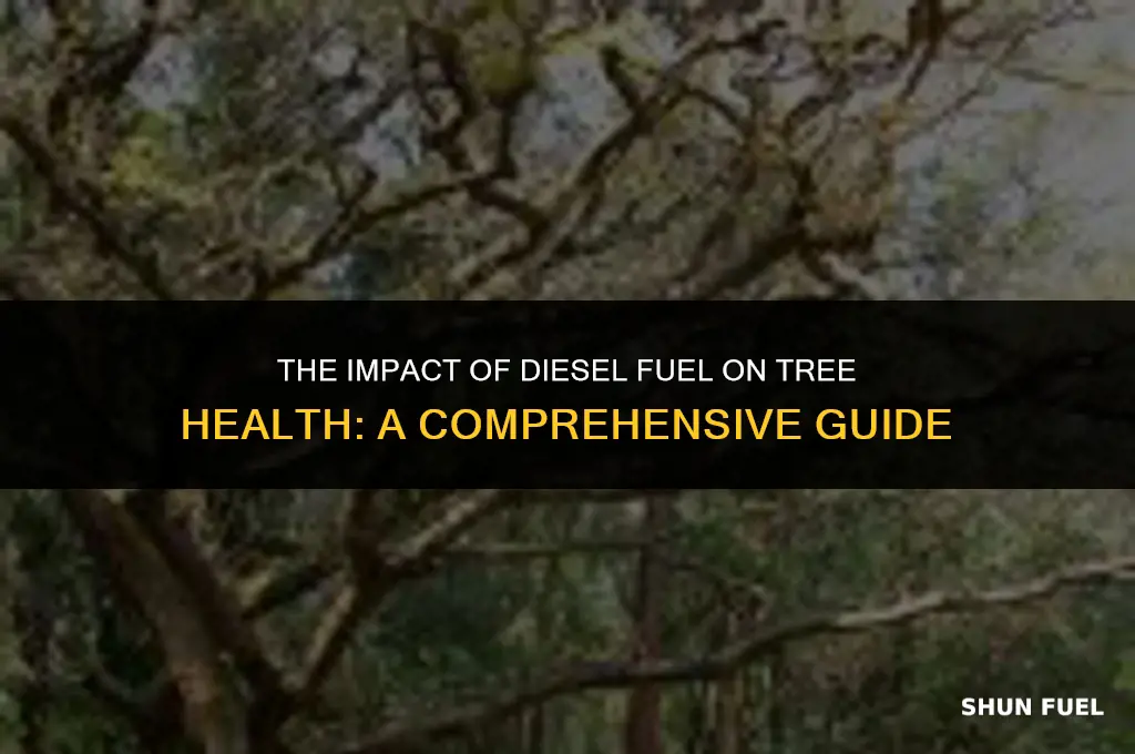 will desiel fuel kill trees