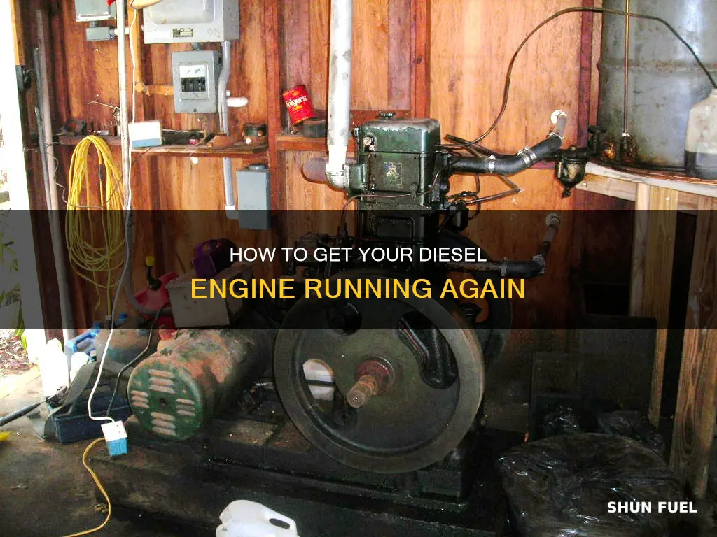 will diesel crank after running out of fuel