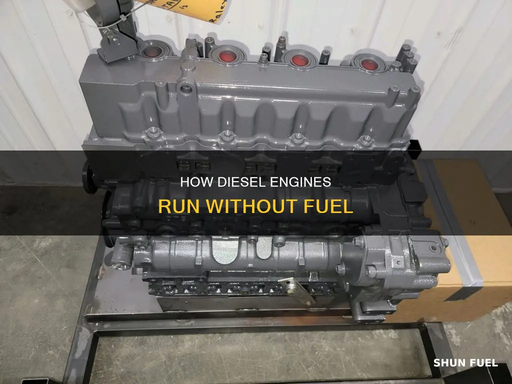 will diesel crank with no fuel
