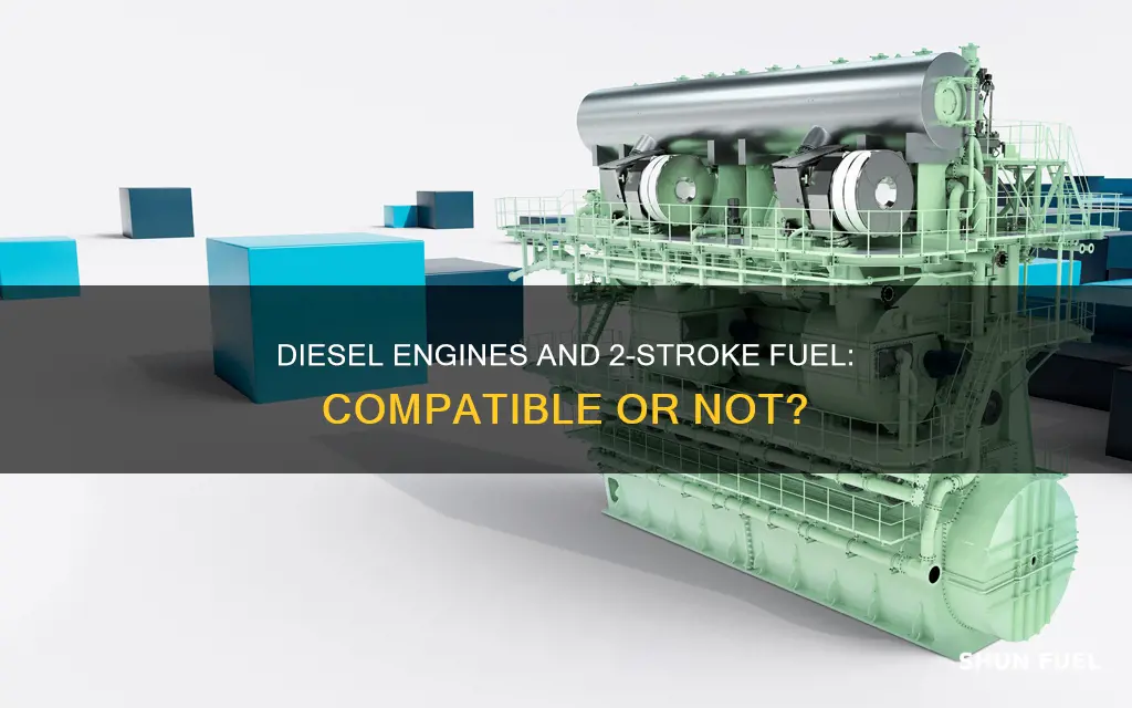 will diesel engines run on 2 stroke fuel