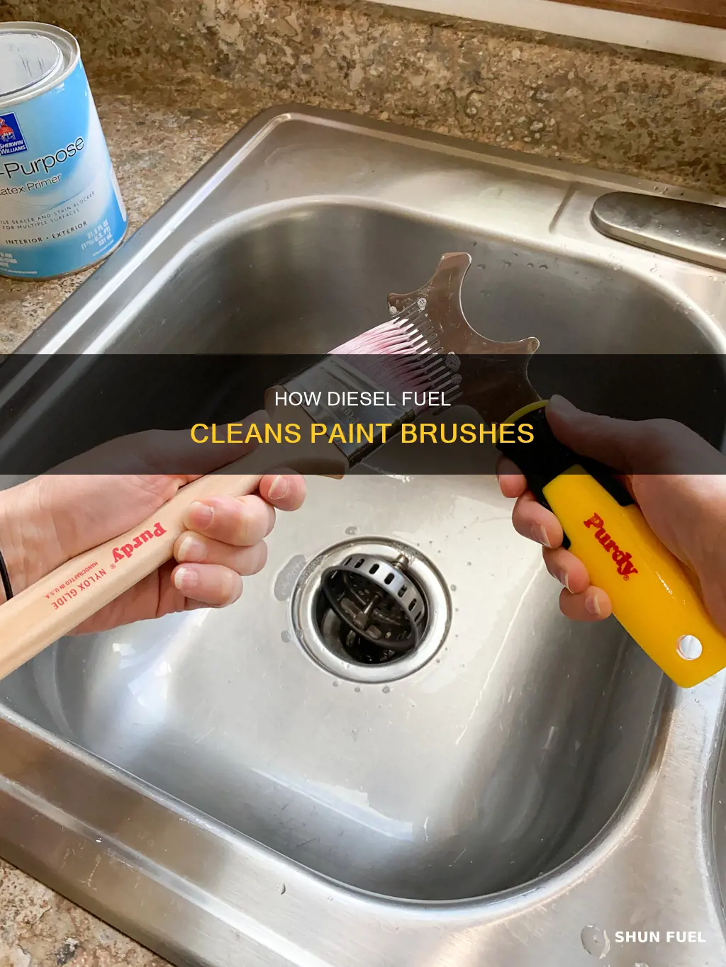 will diesel fuel clean paint brushes