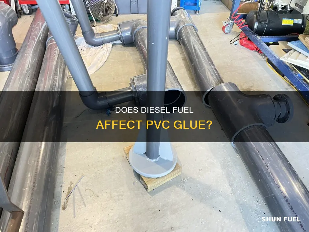 will diesel fuel eat pvc glue