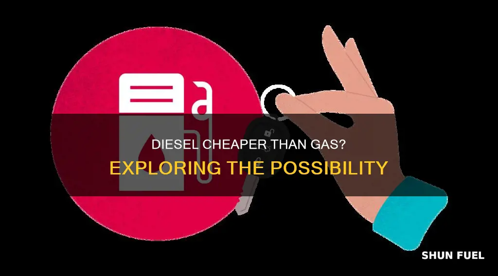 will diesel fuel ever be cheaper than gas