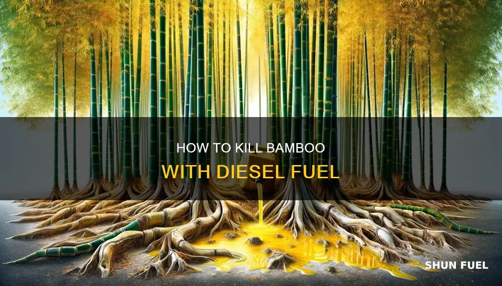 will diesel fuel kill bamboo