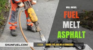 Diesel Fuel's Impact on Asphalt: Melting Point Perspective