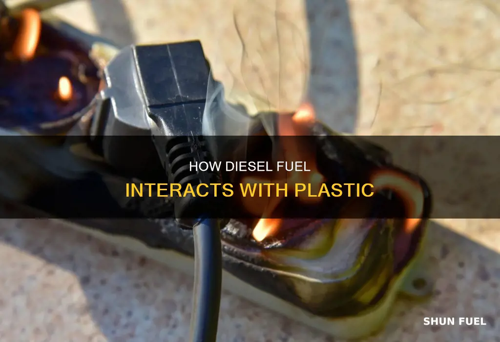 will diesel fuel melt plastic