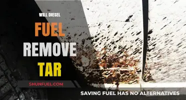 Does Diesel Fuel Remove Tar?