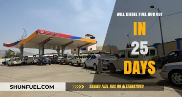 Diesel Fuel: Running on Empty in Less than a Month
