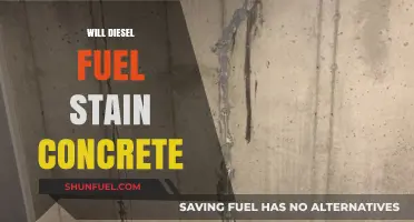 How Diesel Fuel Can Stain Your Concrete