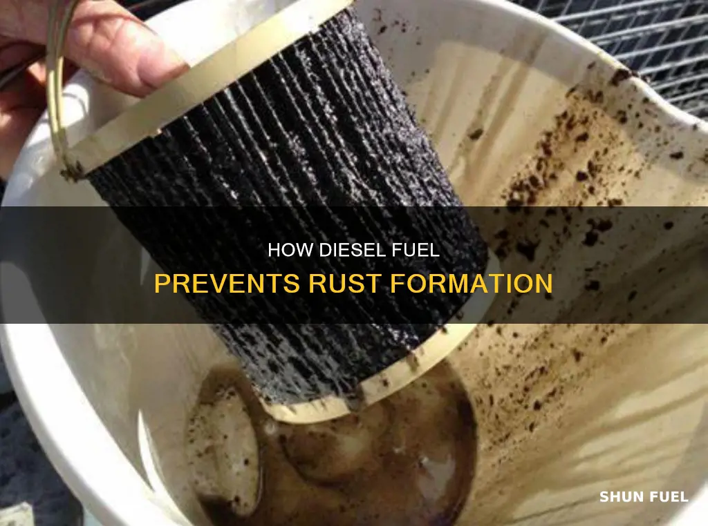 will diesel fuel stop rust
