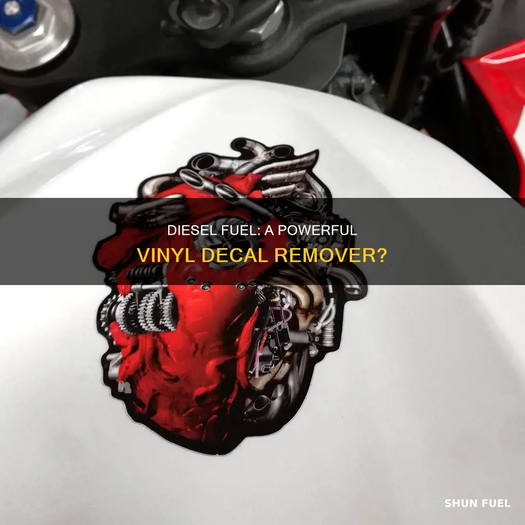 will diesel fuel take off vinyl decals