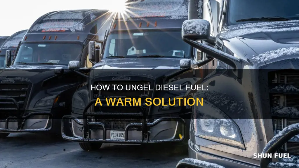 will diesel fuel ungel when it warms up