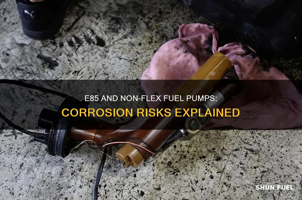 will e85 corrode a non flex fuel pump