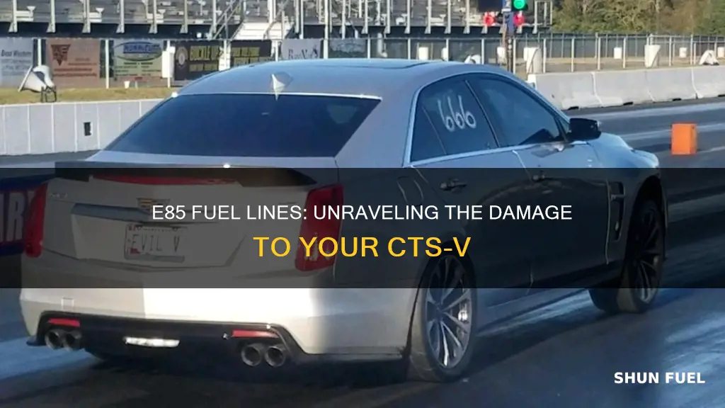 will e85 damage cts v fuel lines