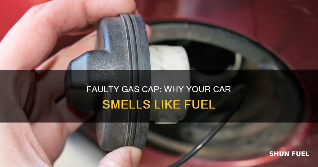 will faulty has cap cause fuel smell in car