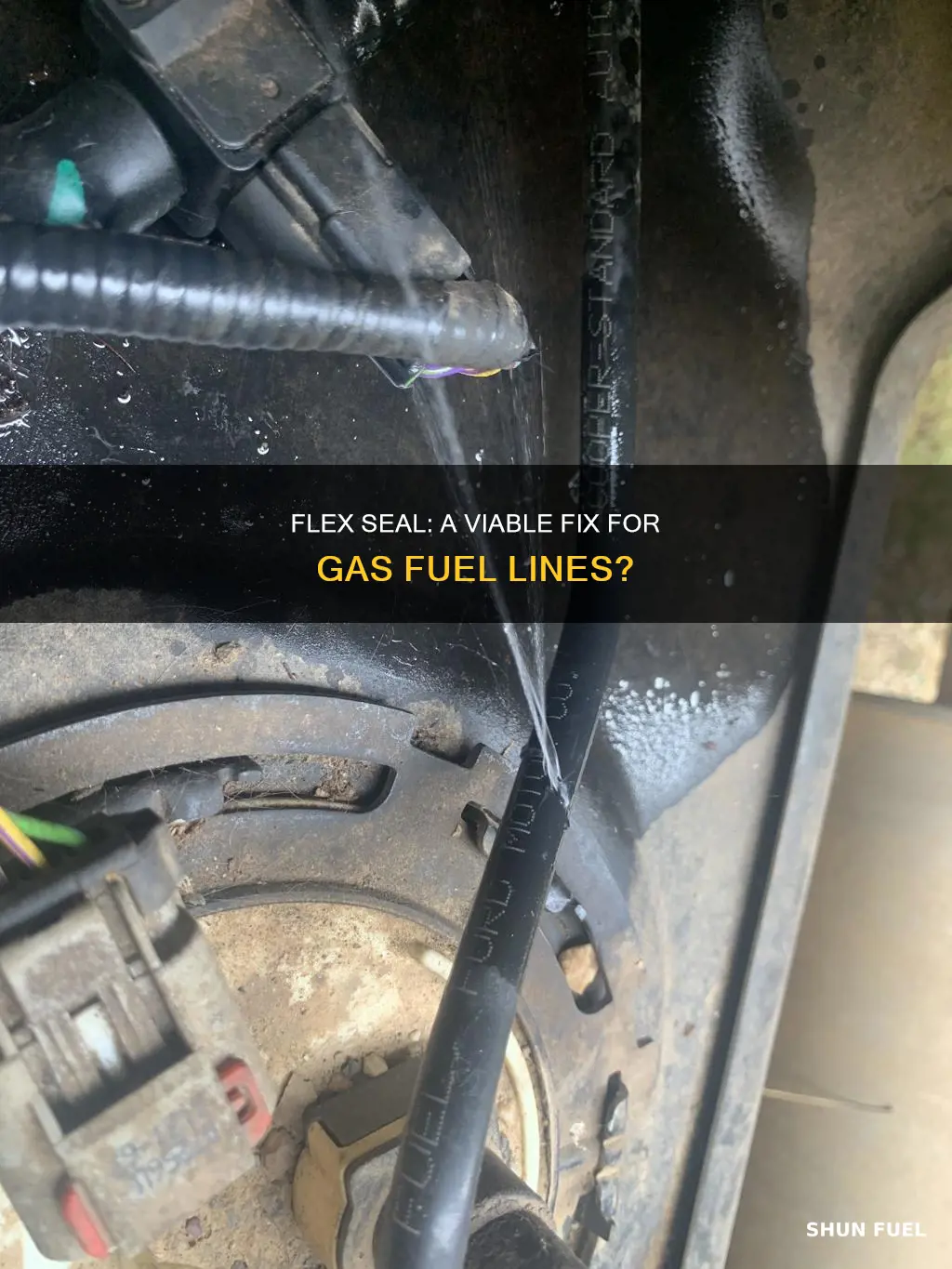 will flex seal work on gas fuel lines