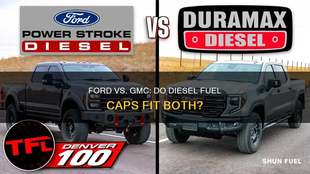 will ford diesel fuel cap fit on gmc