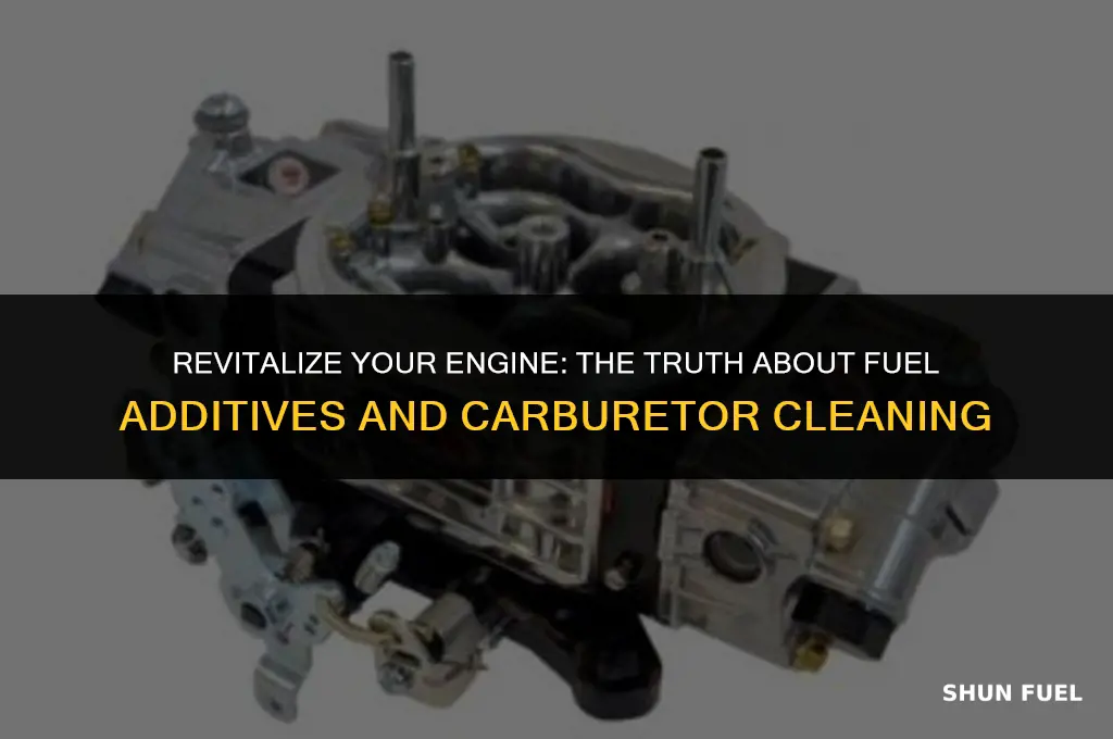 will fuel additive clean carburetor