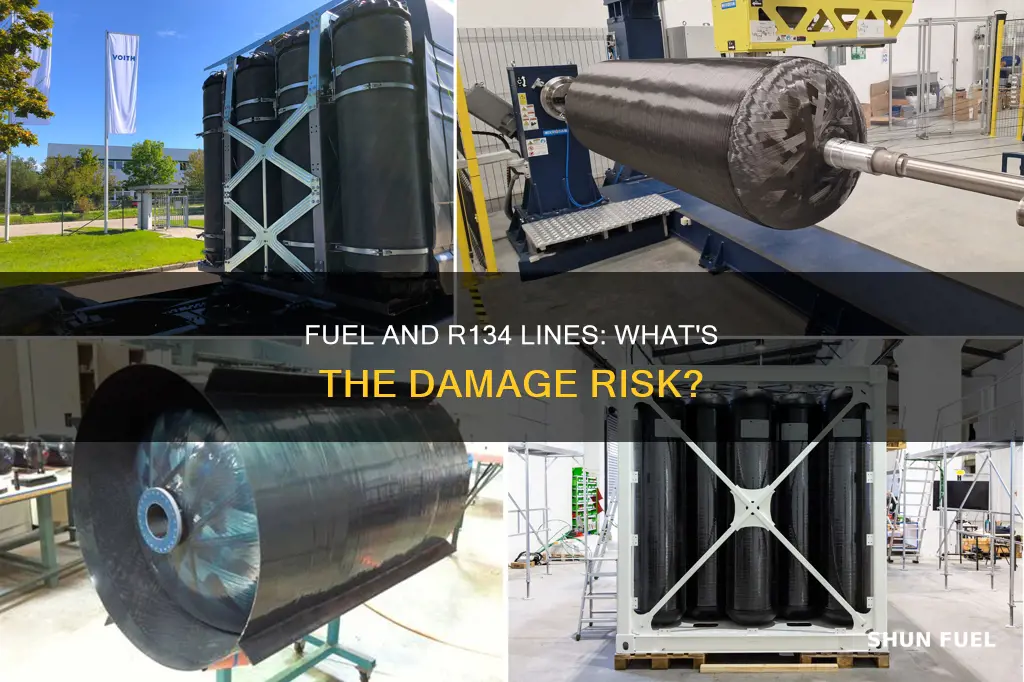 will fuel damage an r134 line