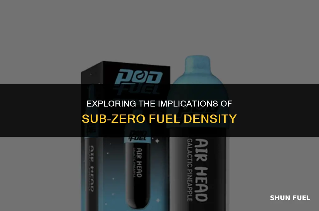 will fuel density below 0