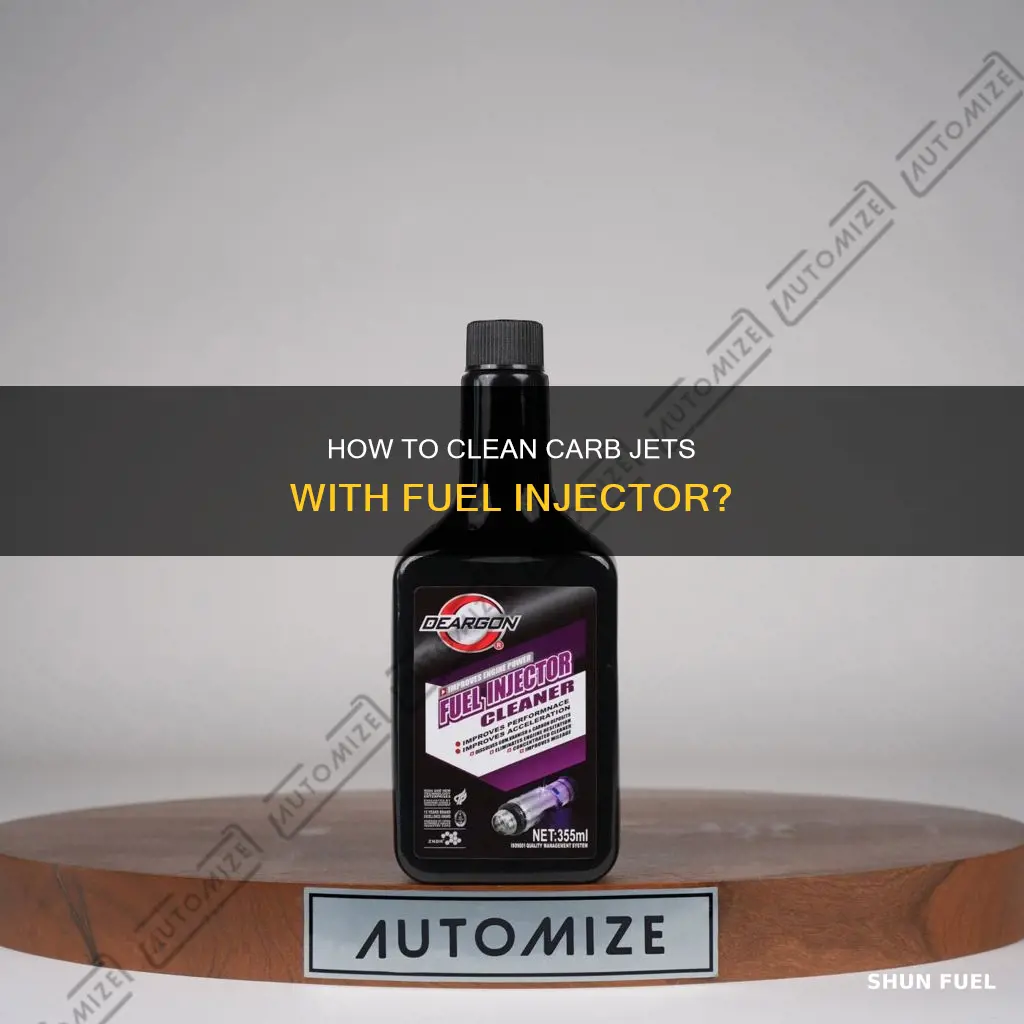 will fuel injector cleaner clean primary jets carb
