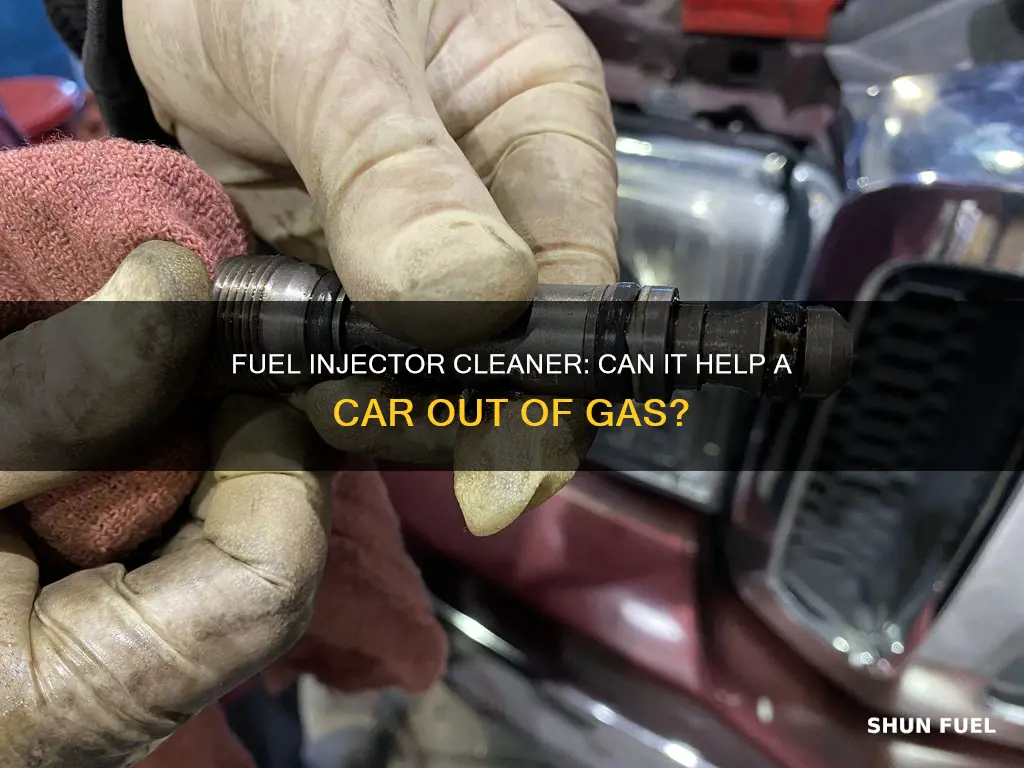will fuel injector cleaner crank my car out of gas