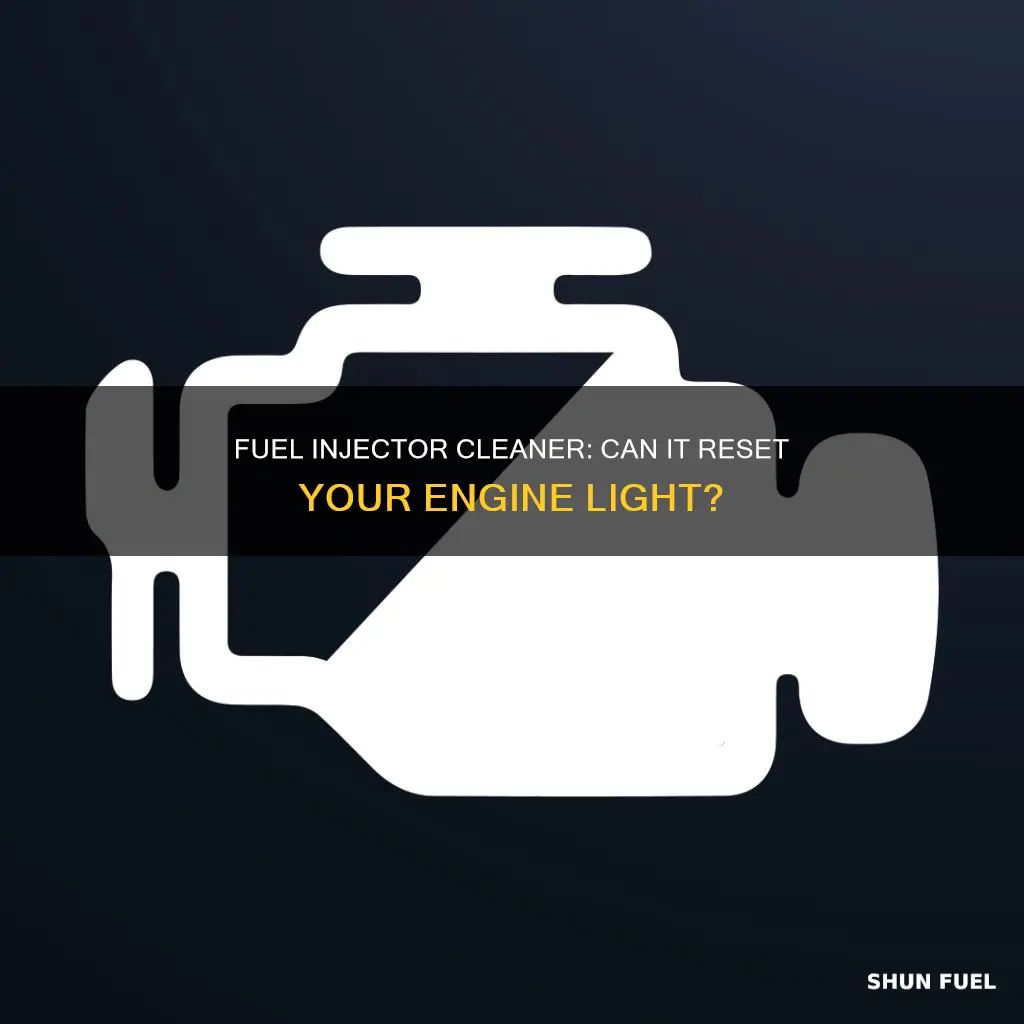 will fuel injector cleaner help check engine light
