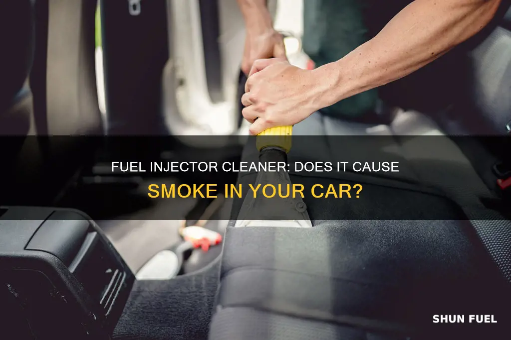 will fuel injector cleaner make my car smoke