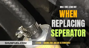 Fuel Leak Prevention When Replacing Separator