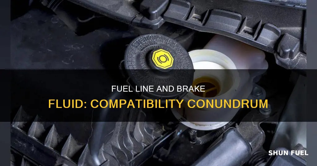 will fuel line hold up to brake fluid