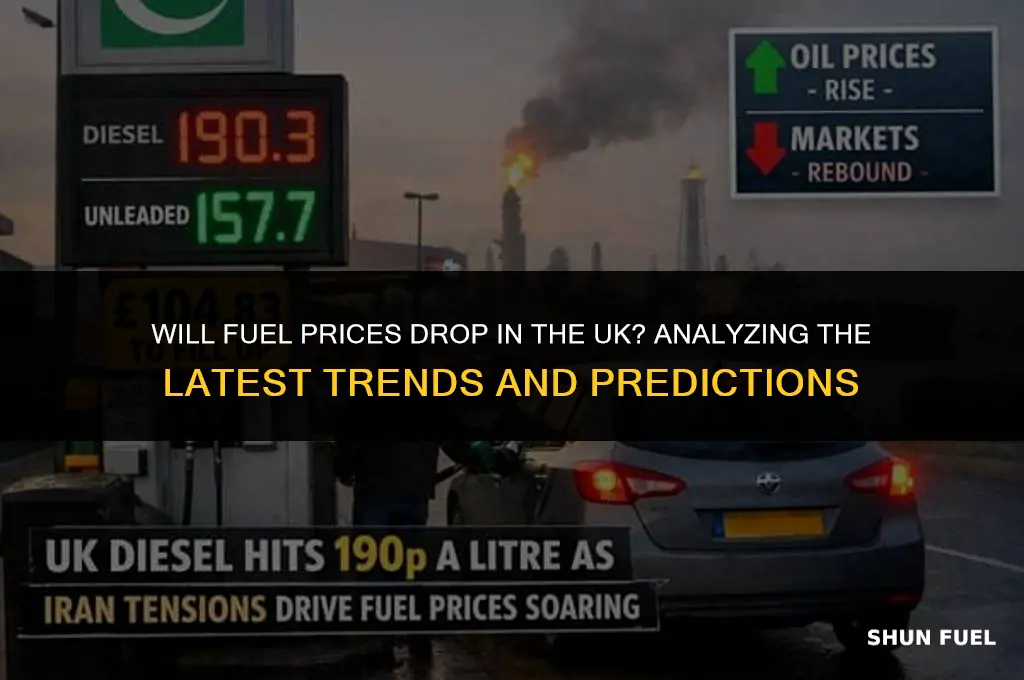 will fuel prices drop uk