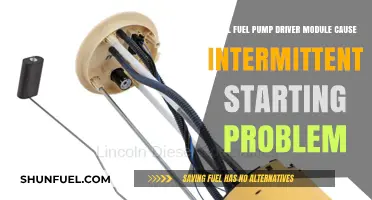 Fuel Pump Driver Module: Intermittent Starting Issues Explained