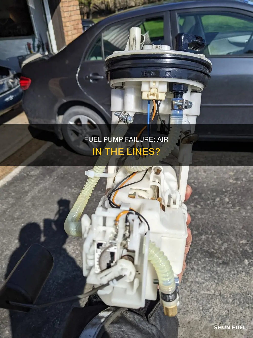 will fuel pump stop working if air in in lines