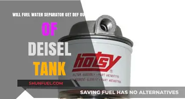 How Fuel Water Separators Remove DEF from Diesel Tanks