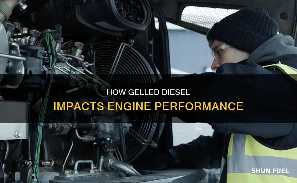 will gelled diesel fuel cause engine to stall