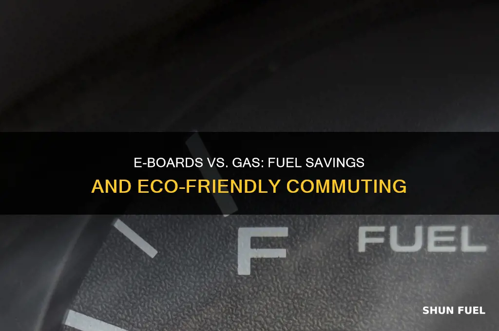 will i save on fuel if i use e-board
