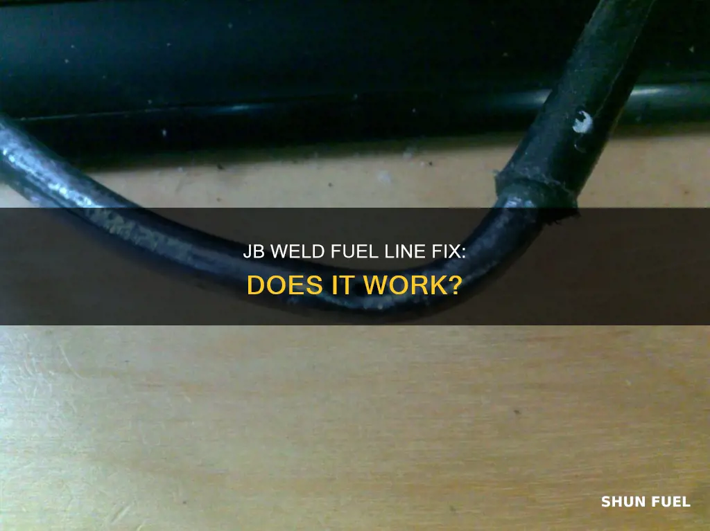 will jb weld work on fuel line