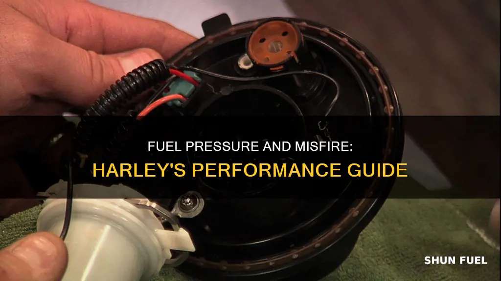 will low fuel pressure caause missfire on a harley