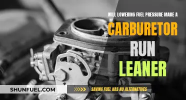 Fuel Pressure and Carburetor Performance: Leaner Mixture?