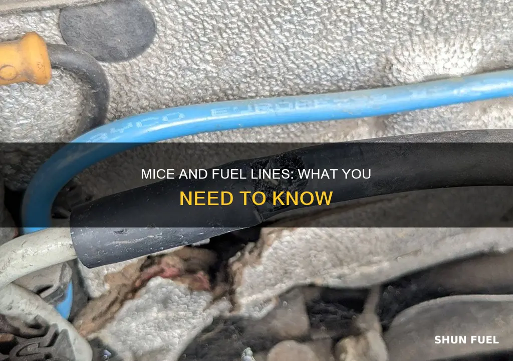 will mice chew on a fuel line