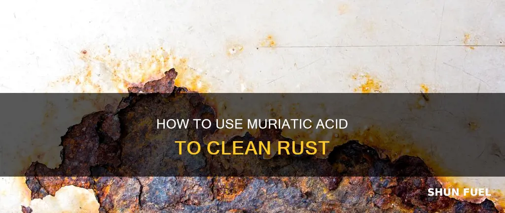 will muratic acid clean rust from a fuel tank