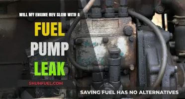 Fuel Pump Leak: Does It Cause Slow Engine Revs?