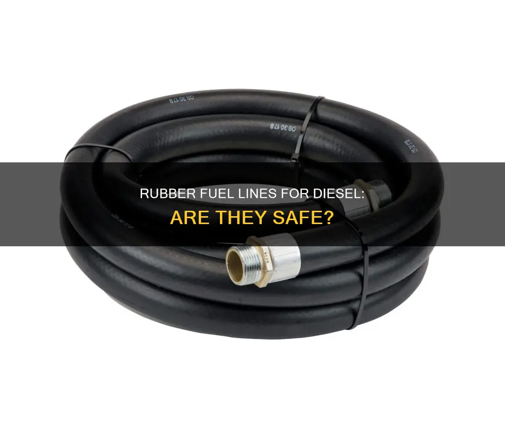 will rubber fuel line work for diesel
