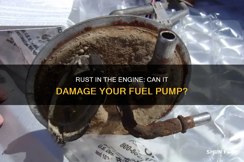 will rust in the engine kill the fuel pump