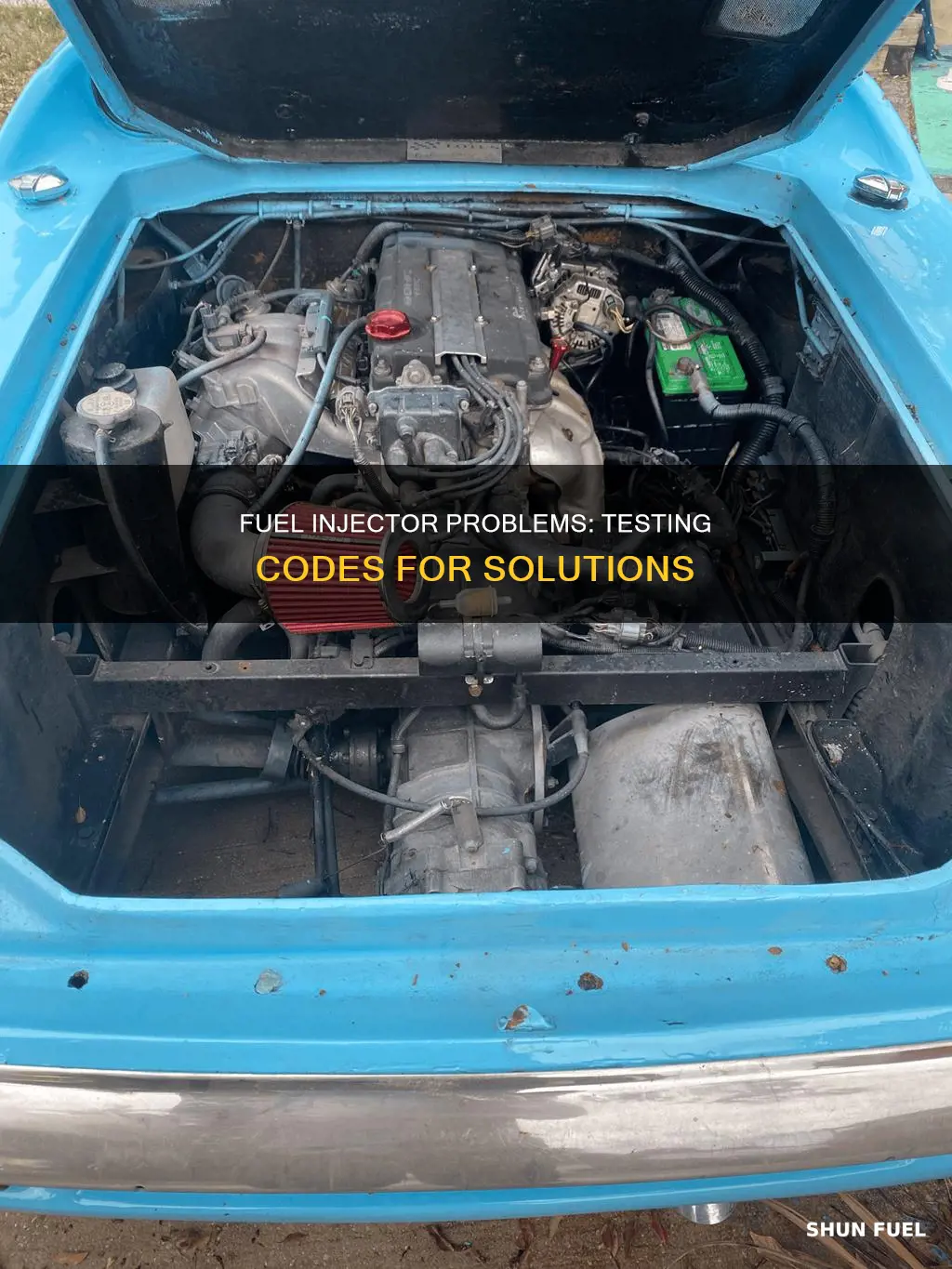will test codes show for fuel injector problems