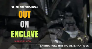 Enclave Fuel Pump Failure: Will It Suddenly Stop Working?