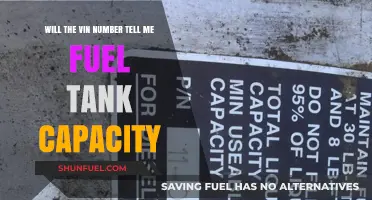 Fuel Tank Capacity: VIN Number Insights