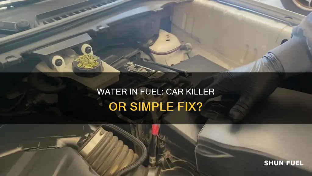 will water in fuel ruin a car