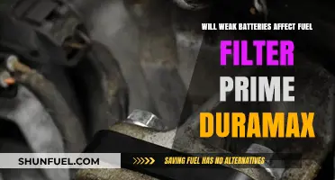 Weak Batteries: Fuel Filter Prime Duramax Issues
